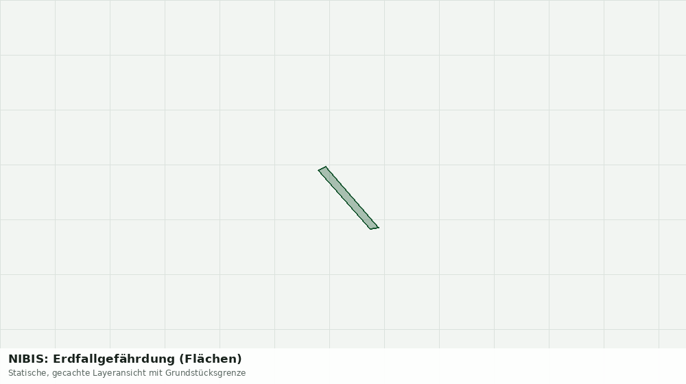 Statische Kartenansicht: NIBIS: Erdfallgefährdung (Flächen)