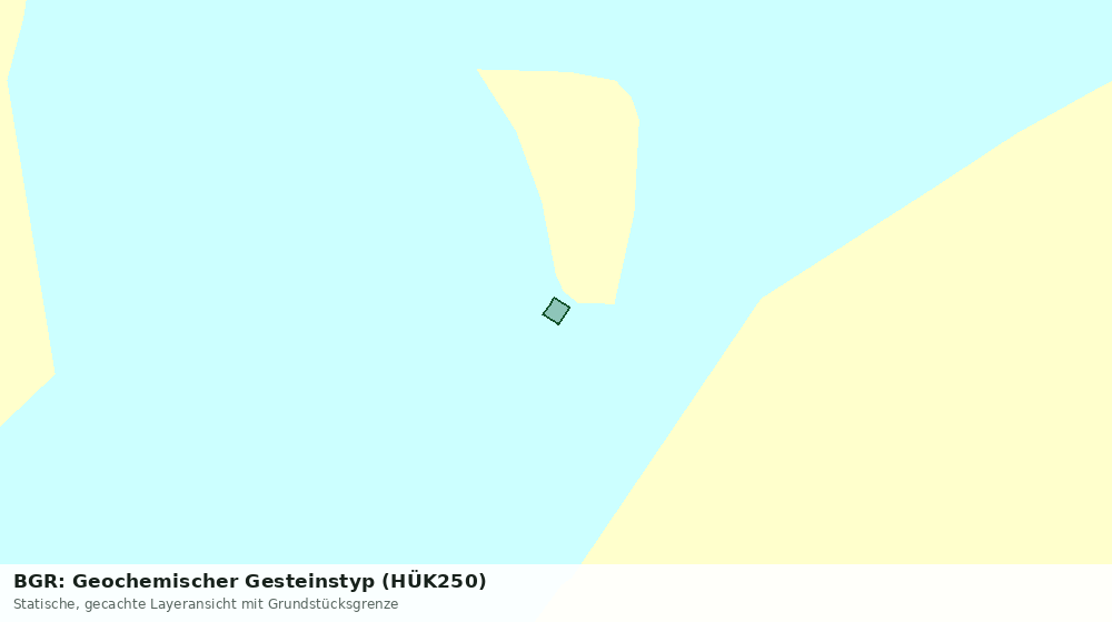 Statische Kartenansicht: BGR: Geochemischer Gesteinstyp (HÜK250)