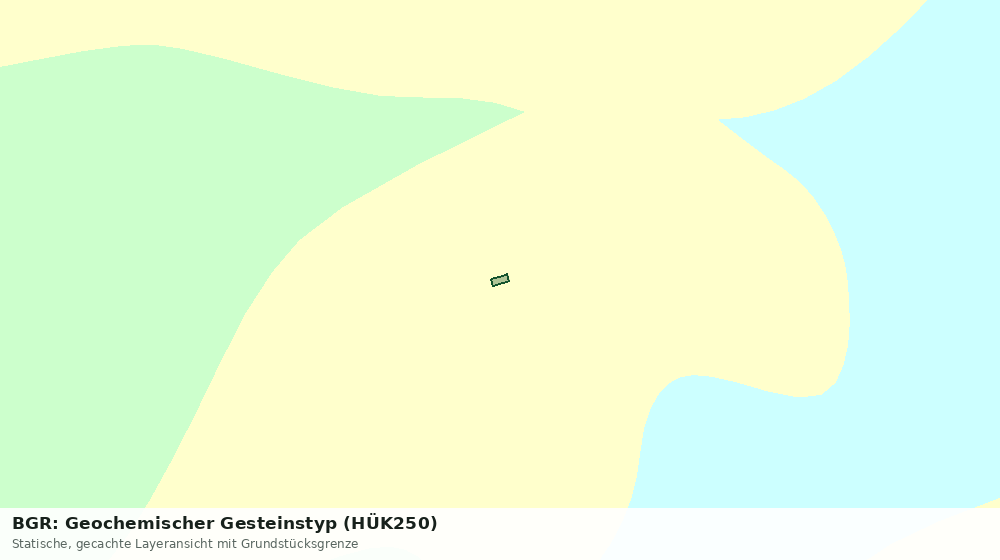 Statische Kartenansicht: BGR: Geochemischer Gesteinstyp (HÜK250)