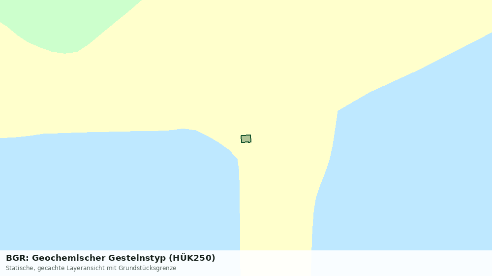 Statische Kartenansicht: BGR: Geochemischer Gesteinstyp (HÜK250)