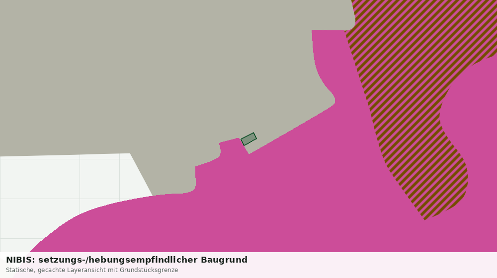 Statische Kartenansicht: NIBIS: setzungs-/hebungsempfindlicher Baugrund