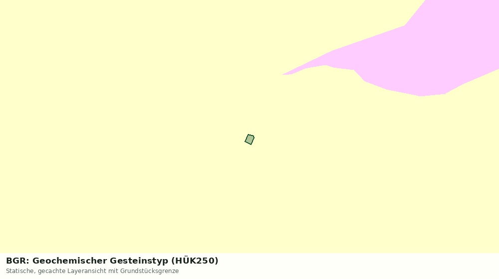 Statische Kartenansicht: BGR: Geochemischer Gesteinstyp (HÜK250)