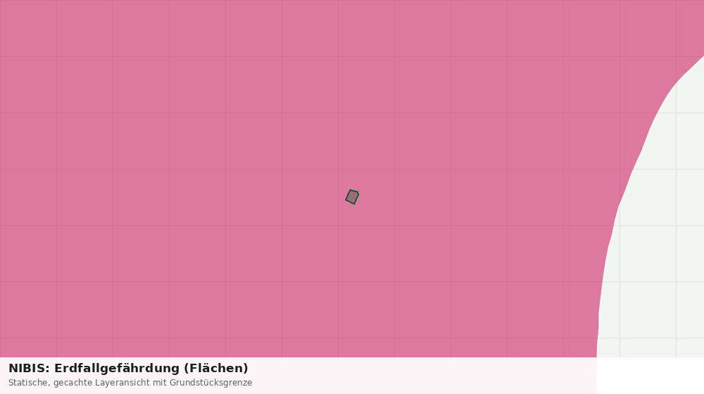 Statische Kartenansicht: NIBIS: Erdfallgefährdung (Flächen)