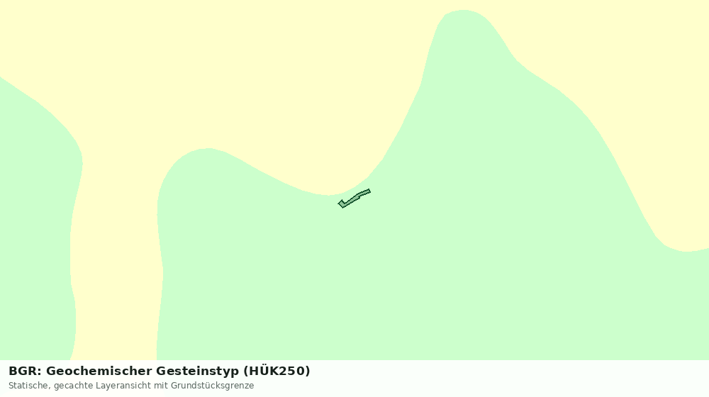 Statische Kartenansicht: BGR: Geochemischer Gesteinstyp (HÜK250)