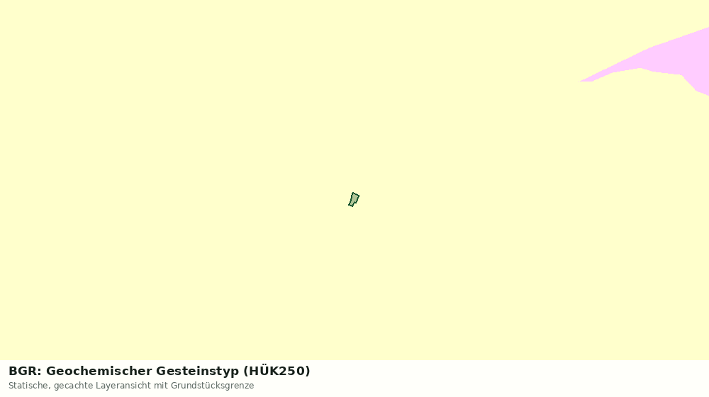 Statische Kartenansicht: BGR: Geochemischer Gesteinstyp (HÜK250)