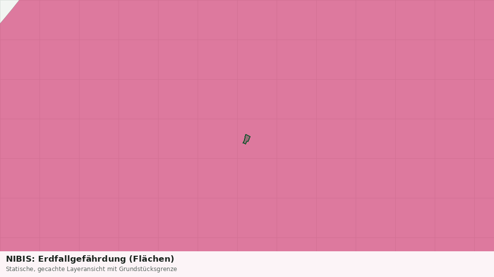 Statische Kartenansicht: NIBIS: Erdfallgefährdung (Flächen)