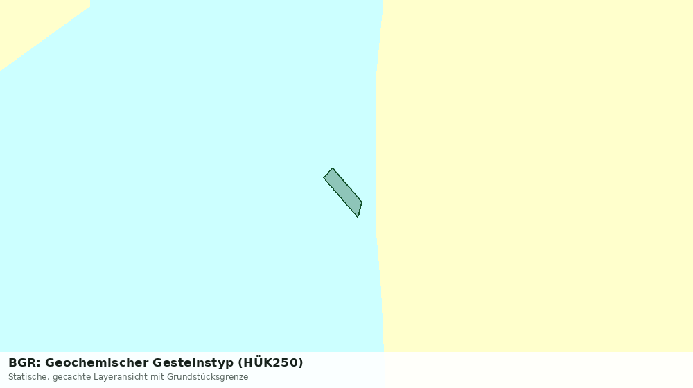 Statische Kartenansicht: BGR: Geochemischer Gesteinstyp (HÜK250)