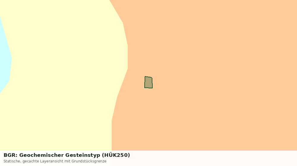 Statische Kartenansicht: BGR: Geochemischer Gesteinstyp (HÜK250)