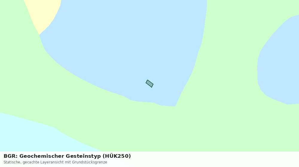 Statische Kartenansicht: BGR: Geochemischer Gesteinstyp (HÜK250)