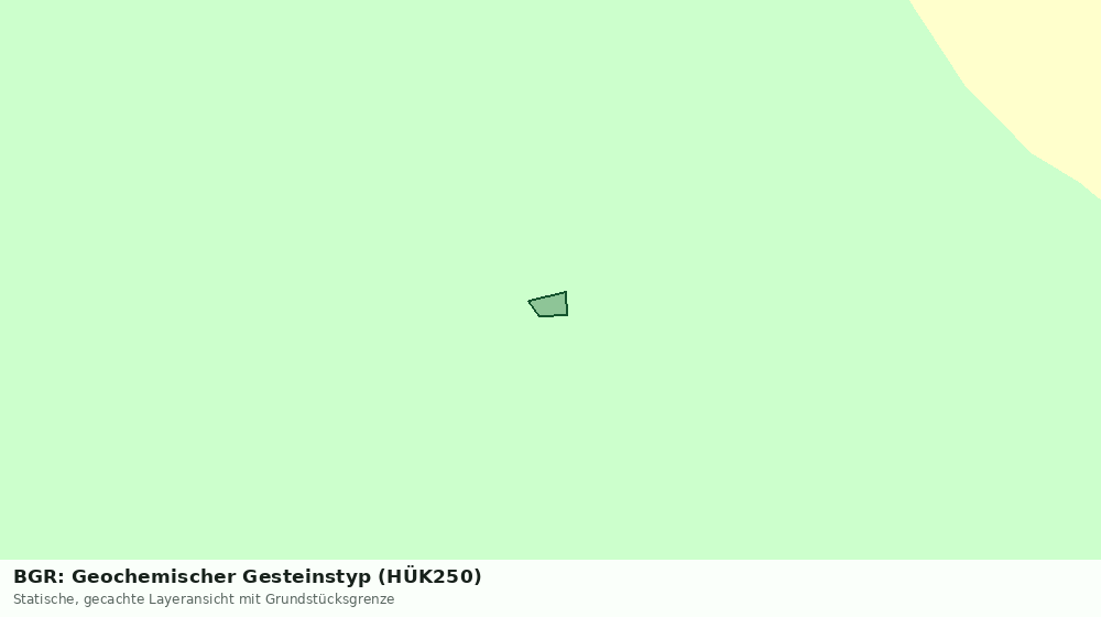Statische Kartenansicht: BGR: Geochemischer Gesteinstyp (HÜK250)