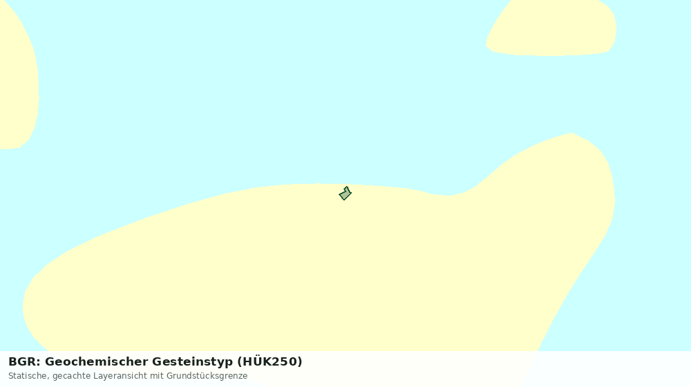 Statische Kartenansicht: BGR: Geochemischer Gesteinstyp (HÜK250)