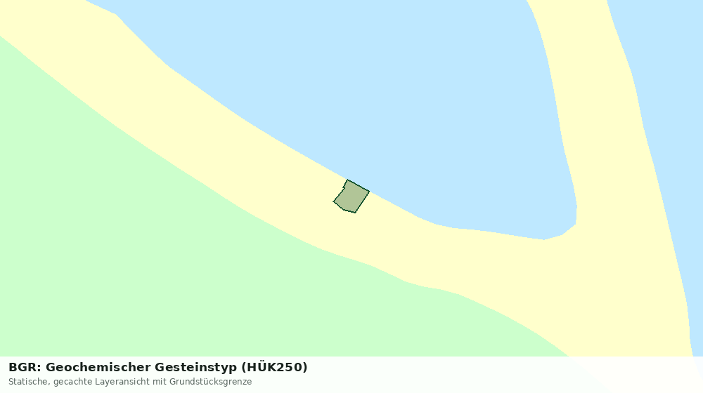 Statische Kartenansicht: BGR: Geochemischer Gesteinstyp (HÜK250)