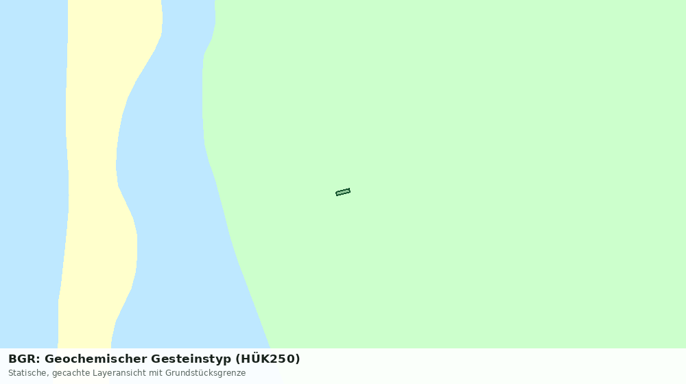 Statische Kartenansicht: BGR: Geochemischer Gesteinstyp (HÜK250)