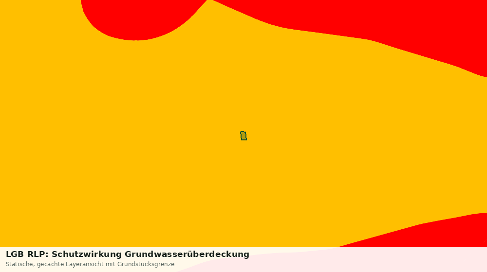 Statische Kartenansicht: LGB RLP: Schutzwirkung Grundwasserüberdeckung