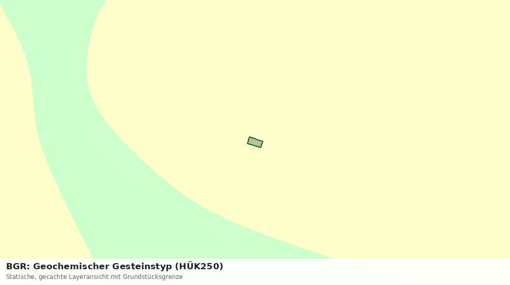Statische Kartenansicht: BGR: Geochemischer Gesteinstyp (HÜK250)