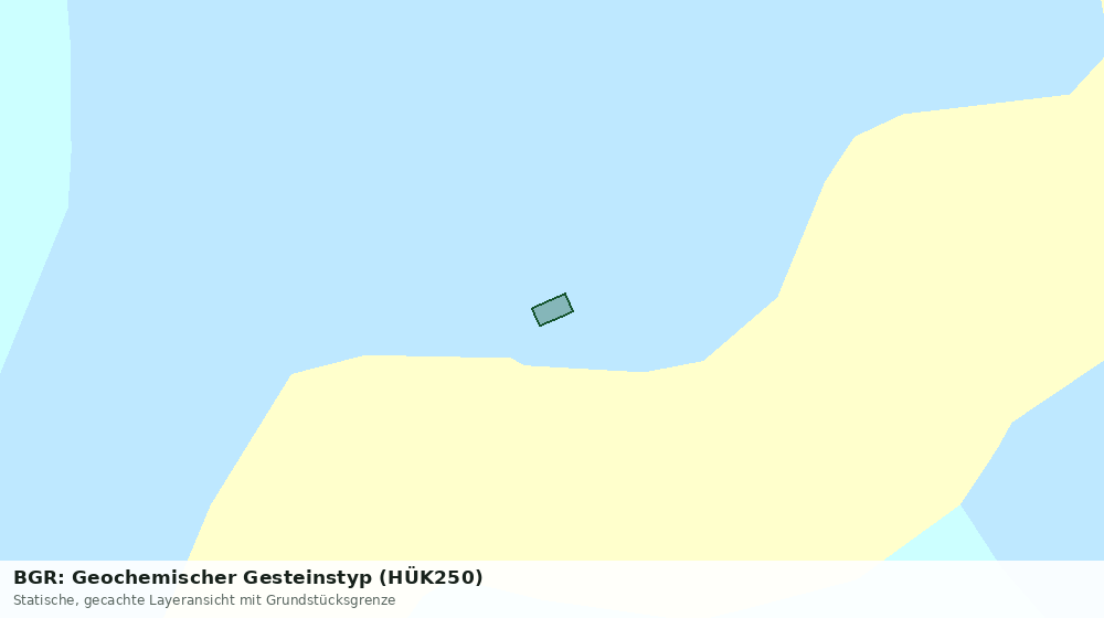 Statische Kartenansicht: BGR: Geochemischer Gesteinstyp (HÜK250)
