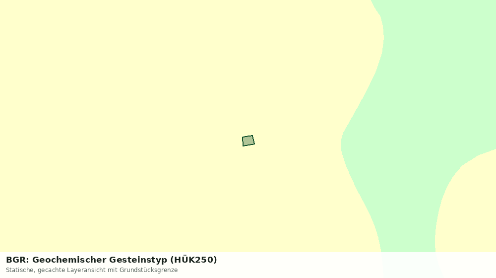 Statische Kartenansicht: BGR: Geochemischer Gesteinstyp (HÜK250)