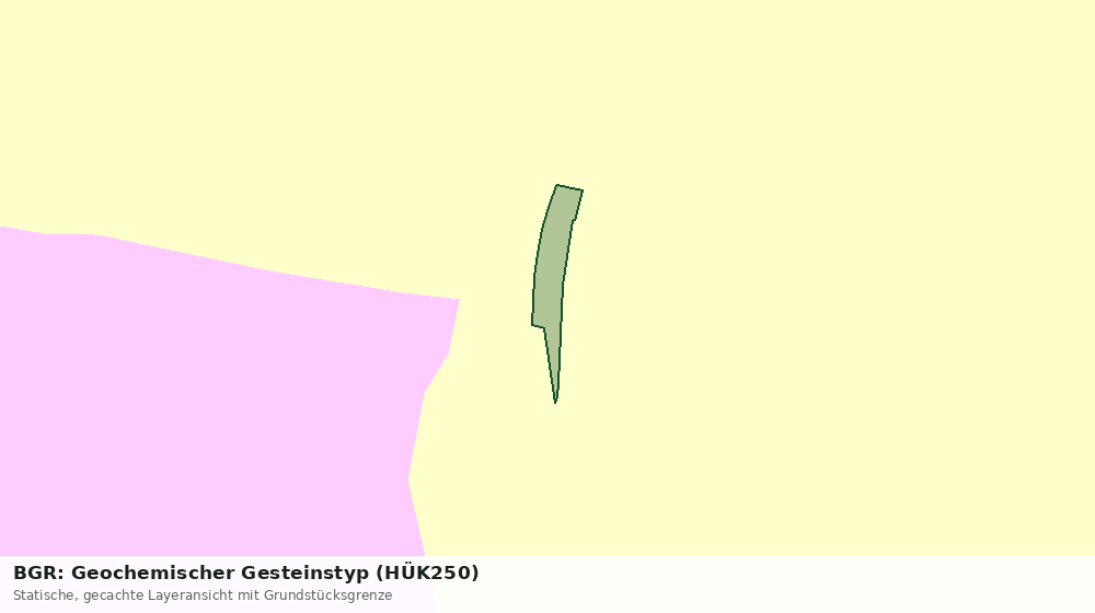 Statische Kartenansicht: BGR: Geochemischer Gesteinstyp (HÜK250)