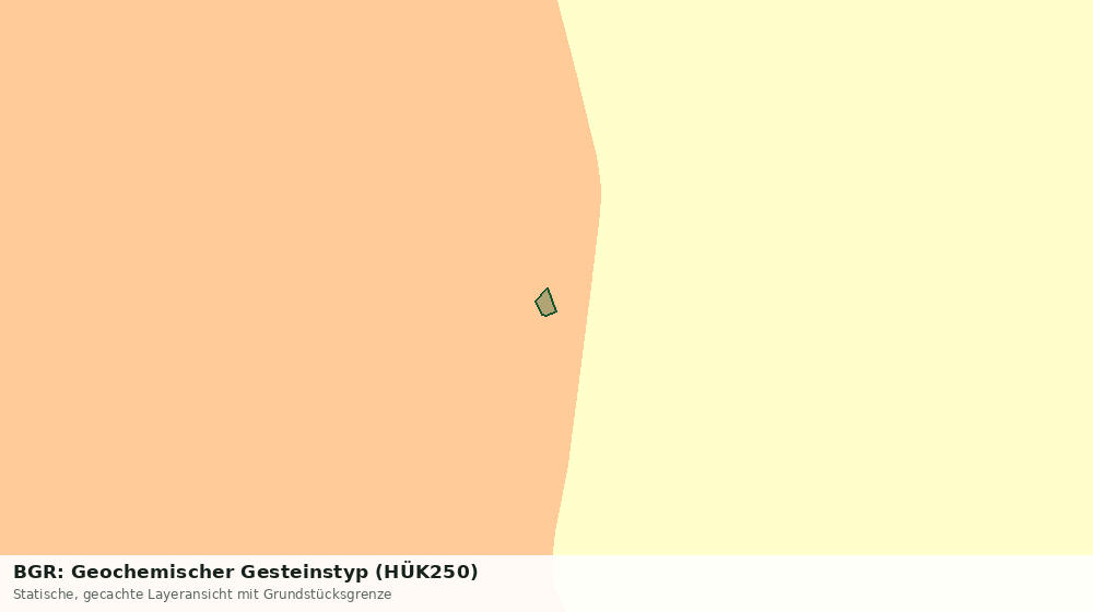 Statische Kartenansicht: BGR: Geochemischer Gesteinstyp (HÜK250)
