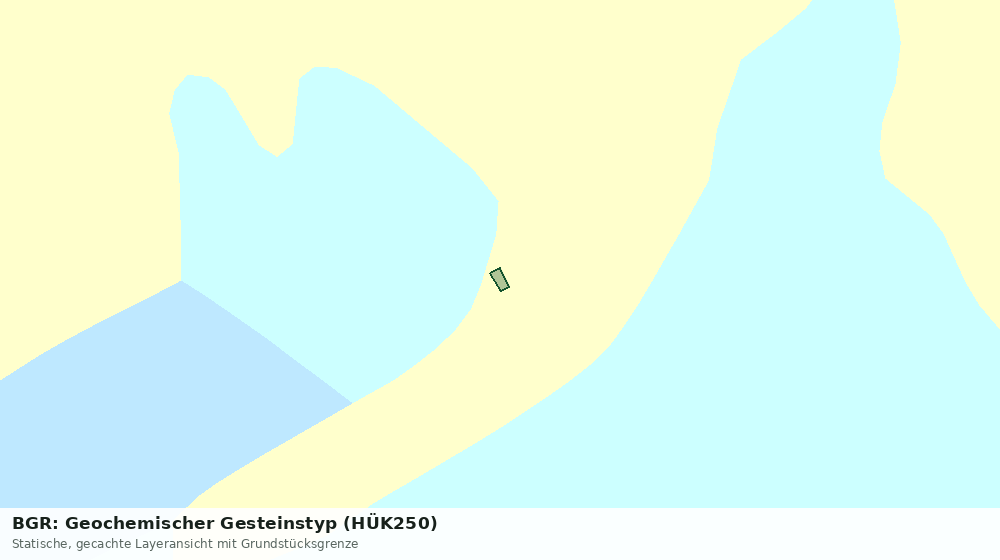 Statische Kartenansicht: BGR: Geochemischer Gesteinstyp (HÜK250)