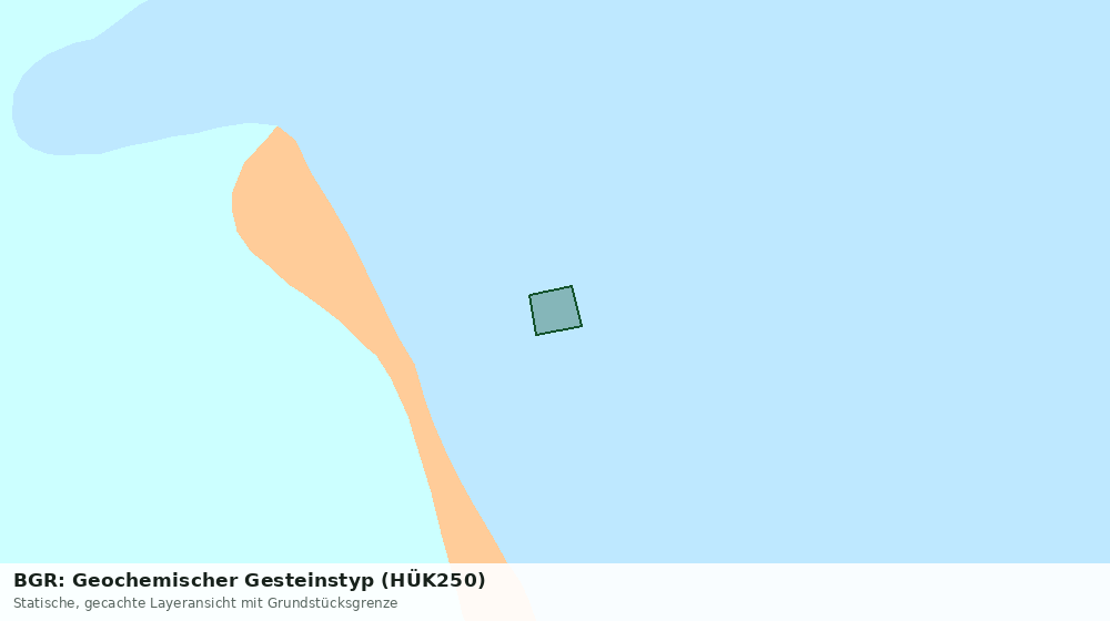 Statische Kartenansicht: BGR: Geochemischer Gesteinstyp (HÜK250)