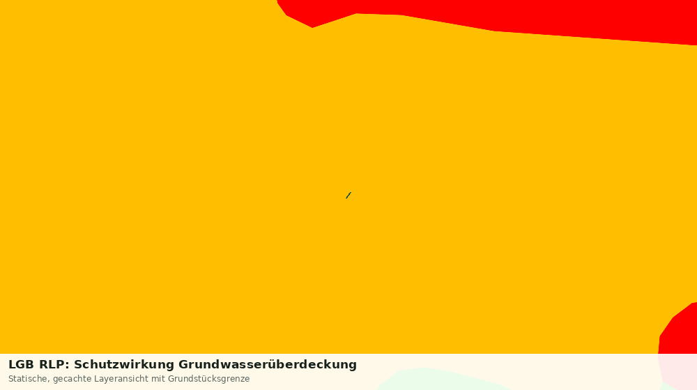 Statische Kartenansicht: LGB RLP: Schutzwirkung Grundwasserüberdeckung