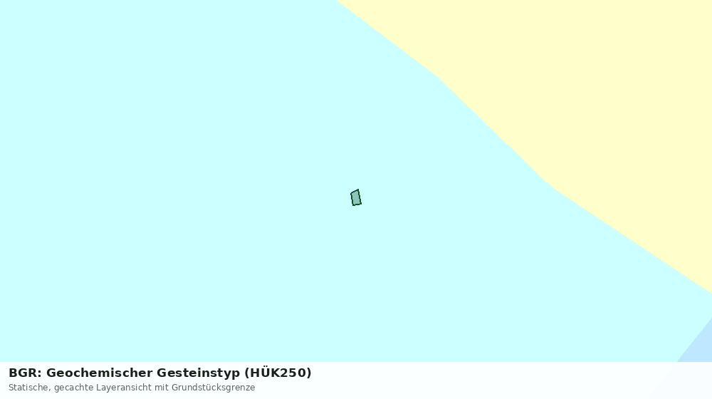 Statische Kartenansicht: BGR: Geochemischer Gesteinstyp (HÜK250)