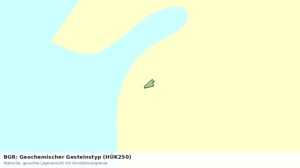 Statische Kartenansicht: BGR: Geochemischer Gesteinstyp (HÜK250)
