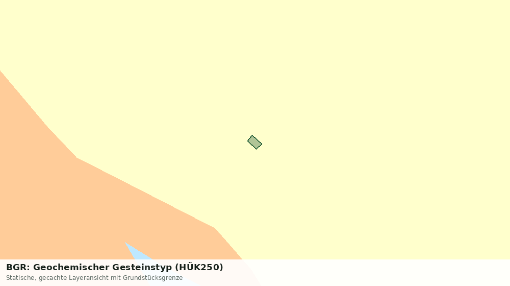 Statische Kartenansicht: BGR: Geochemischer Gesteinstyp (HÜK250)