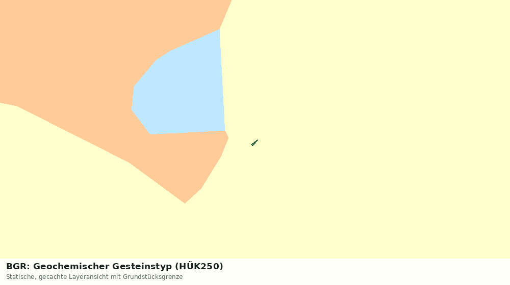 Statische Kartenansicht: BGR: Geochemischer Gesteinstyp (HÜK250)
