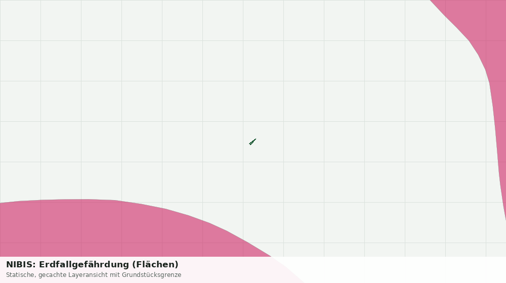 Statische Kartenansicht: NIBIS: Erdfallgefährdung (Flächen)