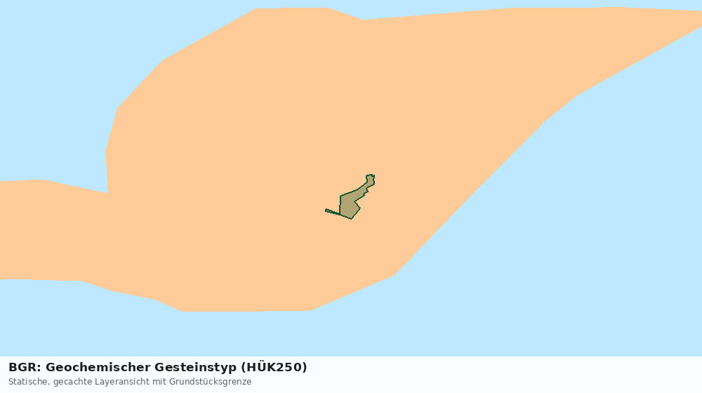 Statische Kartenansicht: BGR: Geochemischer Gesteinstyp (HÜK250)