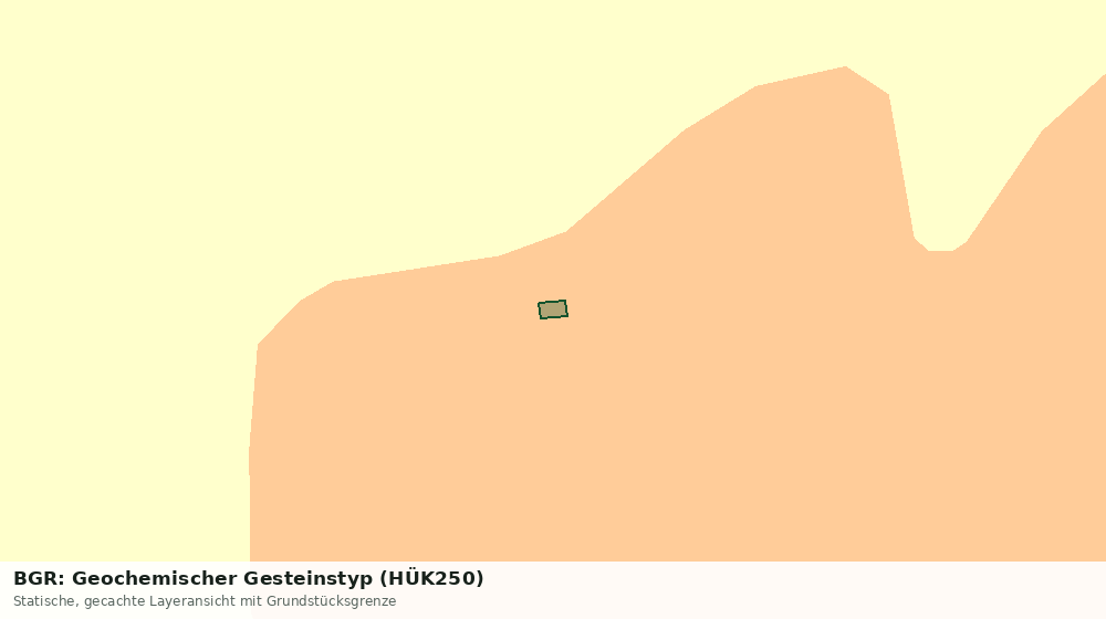 Statische Kartenansicht: BGR: Geochemischer Gesteinstyp (HÜK250)