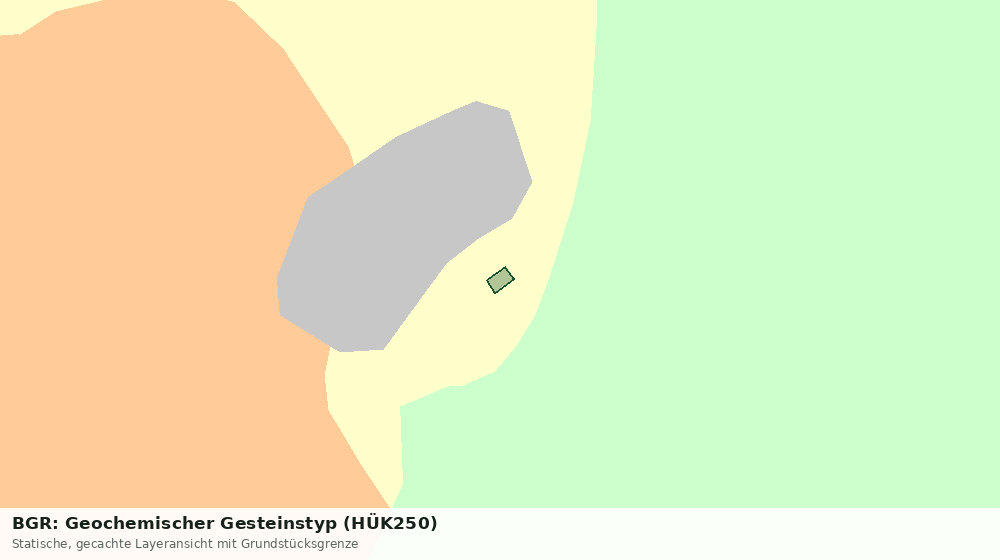 Statische Kartenansicht: BGR: Geochemischer Gesteinstyp (HÜK250)