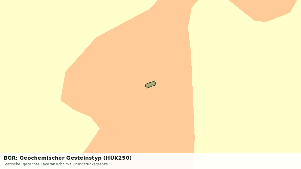 Statische Kartenansicht: BGR: Geochemischer Gesteinstyp (HÜK250)