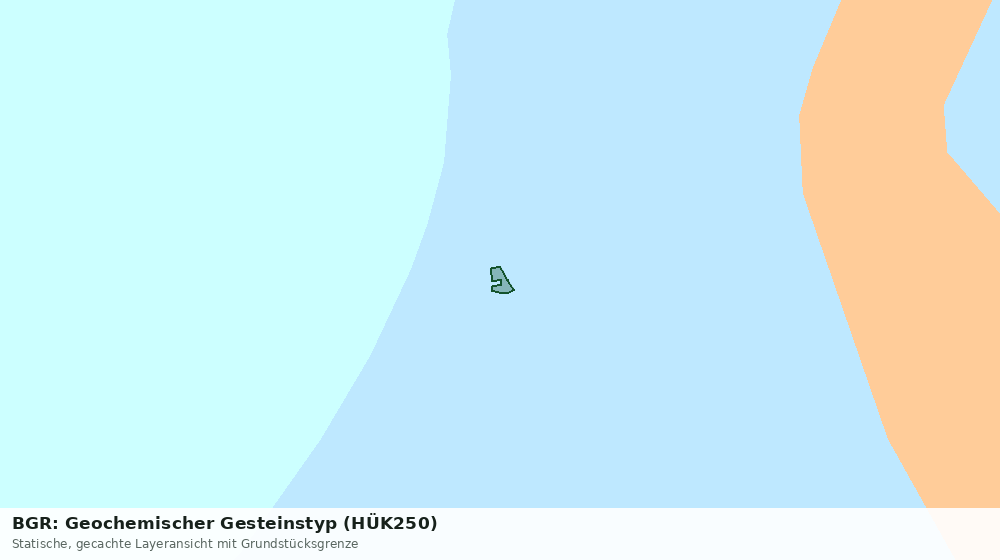 Statische Kartenansicht: BGR: Geochemischer Gesteinstyp (HÜK250)