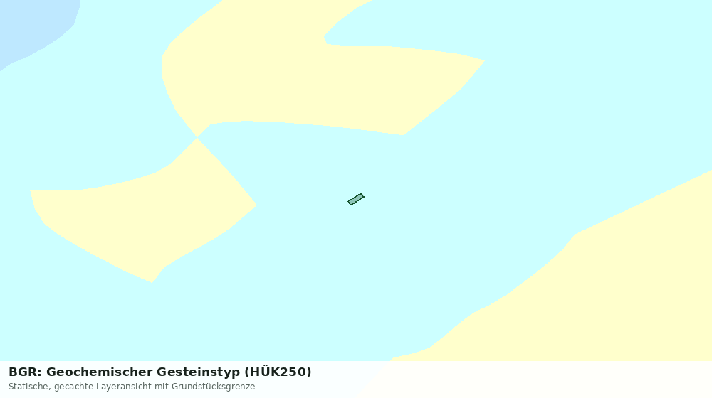 Statische Kartenansicht: BGR: Geochemischer Gesteinstyp (HÜK250)