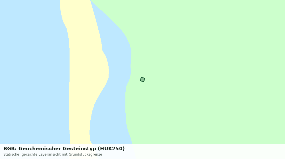 Statische Kartenansicht: BGR: Geochemischer Gesteinstyp (HÜK250)