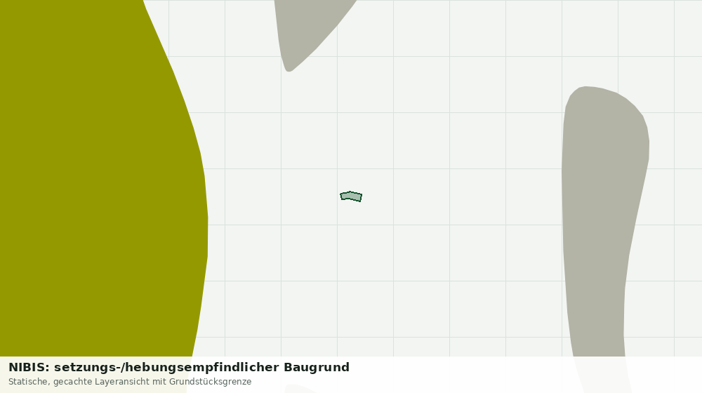 Statische Kartenansicht: NIBIS: setzungs-/hebungsempfindlicher Baugrund