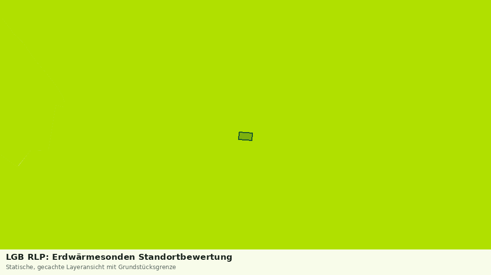 Statische Kartenansicht: LGB RLP: Erdwärmesonden Standortbewertung