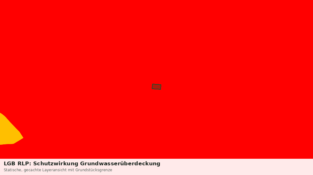 Statische Kartenansicht: LGB RLP: Schutzwirkung Grundwasserüberdeckung