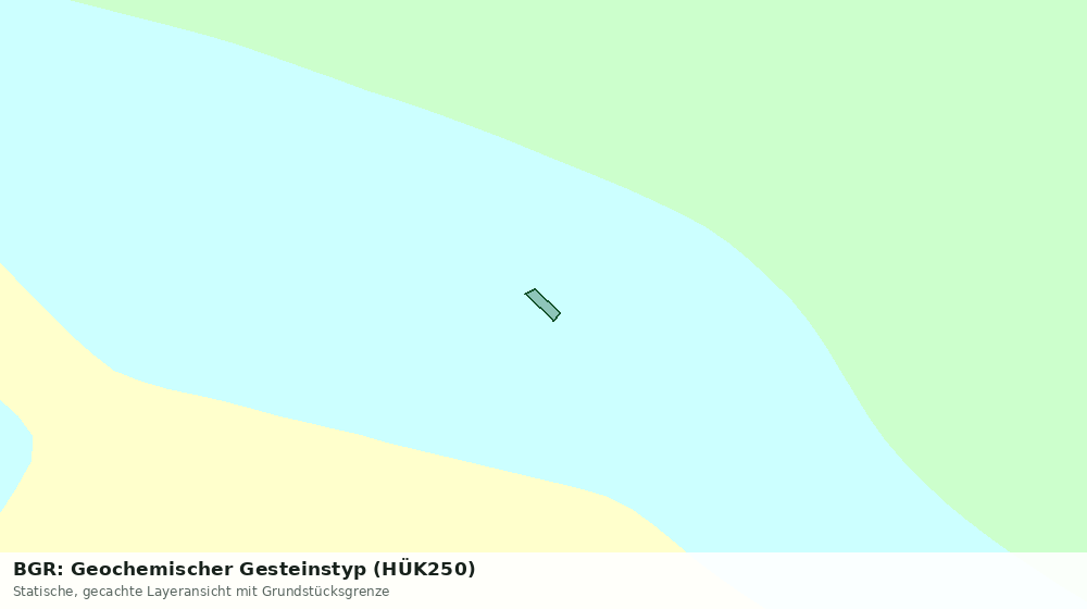 Statische Kartenansicht: BGR: Geochemischer Gesteinstyp (HÜK250)