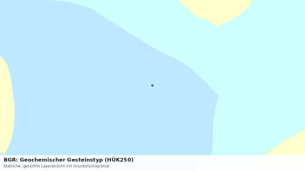 Statische Kartenansicht: BGR: Geochemischer Gesteinstyp (HÜK250)