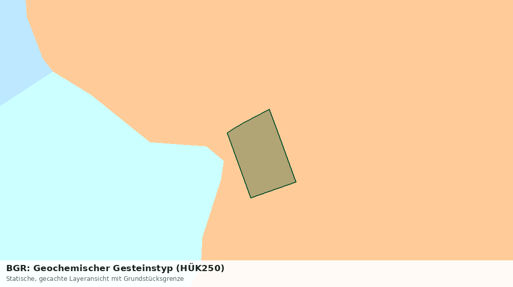 Statische Kartenansicht: BGR: Geochemischer Gesteinstyp (HÜK250)