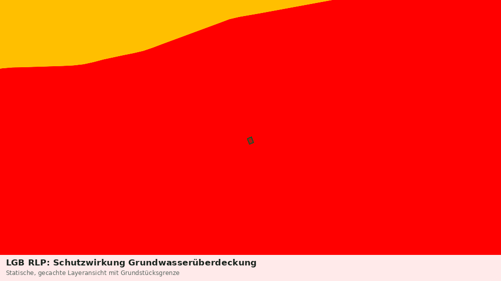 Statische Kartenansicht: LGB RLP: Schutzwirkung Grundwasserüberdeckung