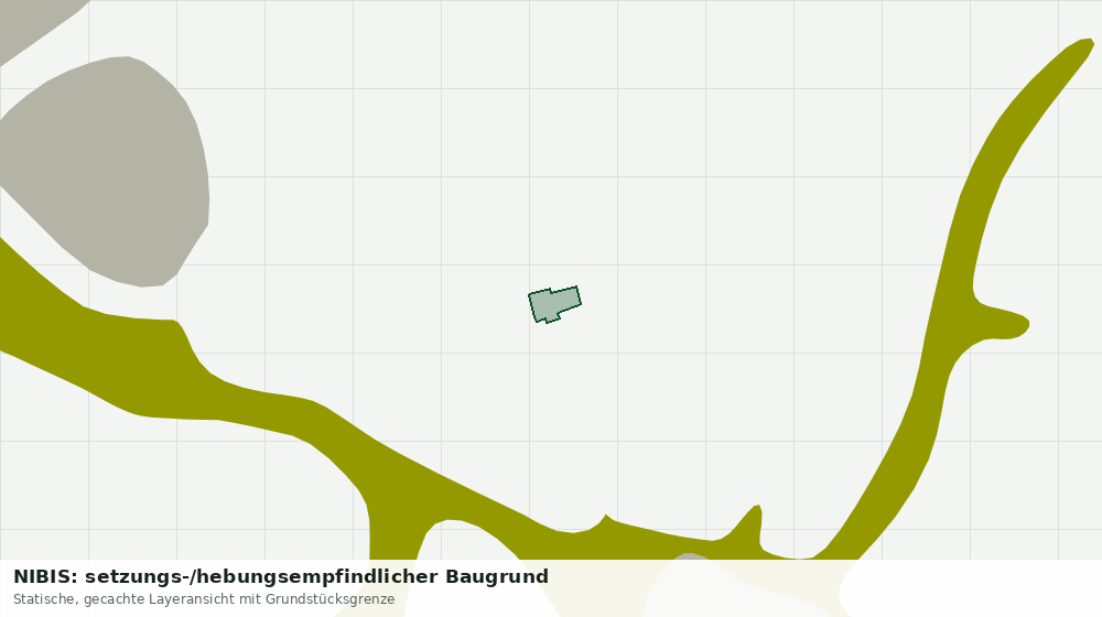 Statische Kartenansicht: NIBIS: setzungs-/hebungsempfindlicher Baugrund