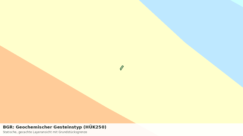 Statische Kartenansicht: BGR: Geochemischer Gesteinstyp (HÜK250)