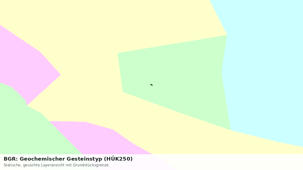 Statische Kartenansicht: BGR: Geochemischer Gesteinstyp (HÜK250)