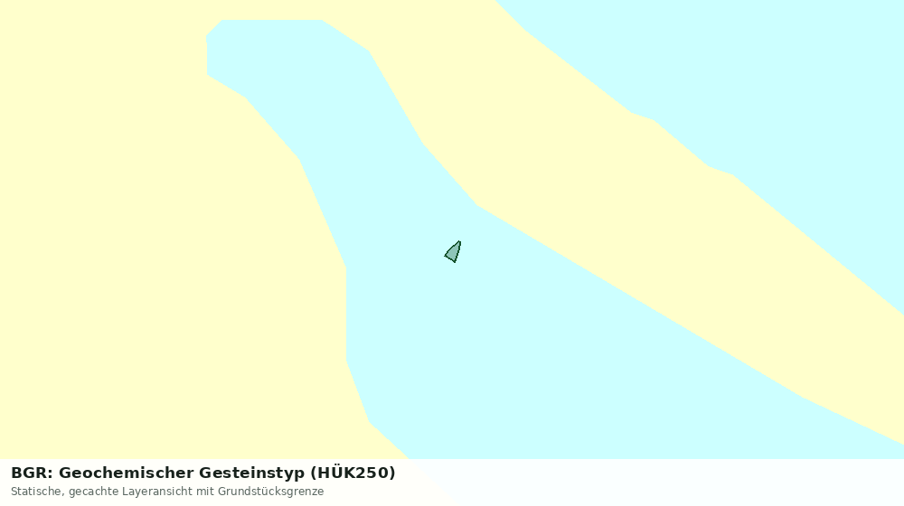 Statische Kartenansicht: BGR: Geochemischer Gesteinstyp (HÜK250)