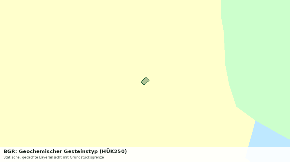 Statische Kartenansicht: BGR: Geochemischer Gesteinstyp (HÜK250)